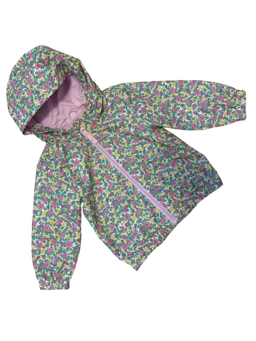 Cat & Jack Girls Floral Raincoat